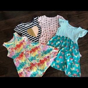 Bundle of 4 Girls Dresses